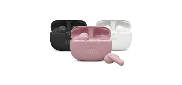 삼성공식파트너 JBL WAVE BEAM2 무선 블루투스 이어폰 노이즈캔슬링 Pure Bass사운드 최대 40시간 통화품질 IP54 Google Fast Pair 전용앱, 핑크