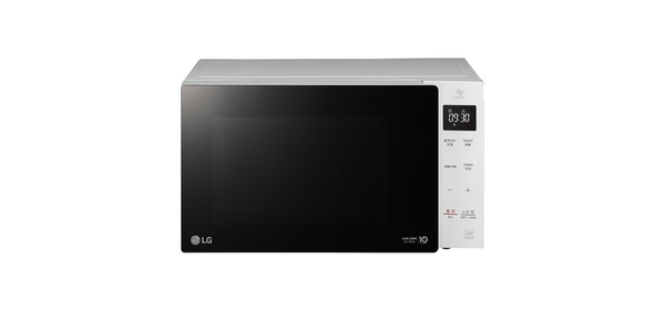 LG전자 전자레인지 MW23GD 23L 스마트 인버터 도어 블랙 본체 화이트