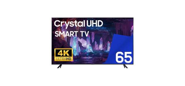 삼성전자 23년형 65인치 165cm(65) 크리스탈 4K UHD 스마트 TV UN65CU7000, 65CU7000, 고객직접설치, 스탠드형, 165cm(65인치)