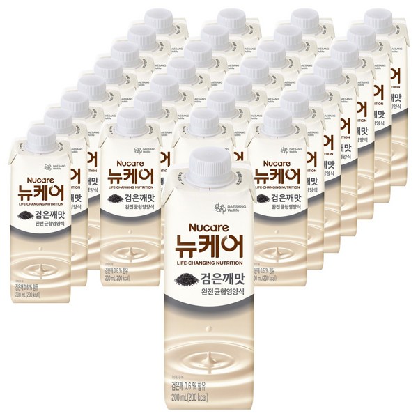 뉴케어 정품 검은깨맛 완전균형영양식, 200ml, 60개