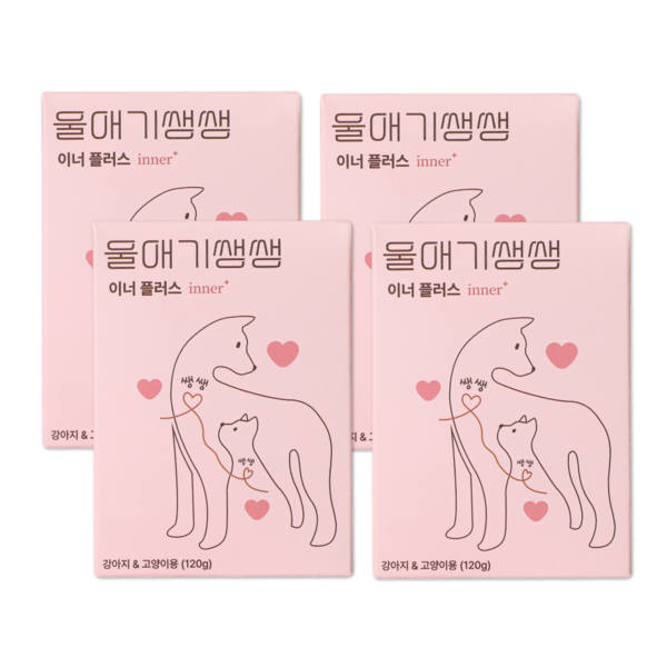 울애기쌩쌩 이너플러스 반려동물 종합영양제 기관지 심장 신장 간 케어