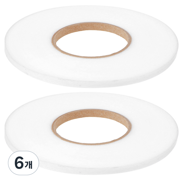 탐사 옷수선 테이프 10mm x 65m, 6개