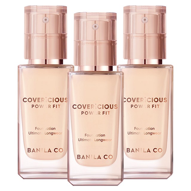 바닐라코 모공 파운데이션 30ml, 21 로제, 3개