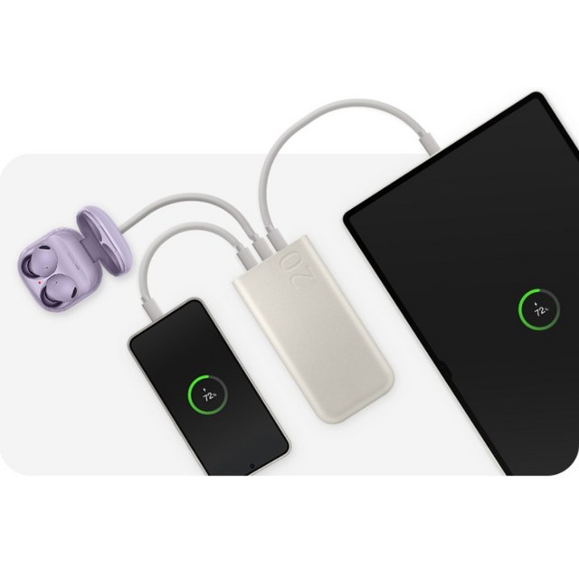 삼성전자 삼성전자 45W PD PPS 보조배터리 20000mAh EB-P4520XUEGKR