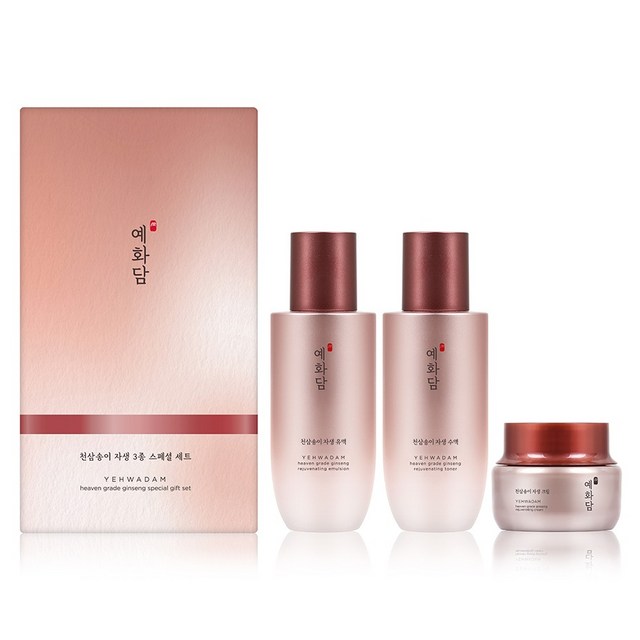 예화담 천삼송이 자생 기초화장품 3종 스페셜 세트 솔직 후기 | 피부 타입별 분석 썸네일