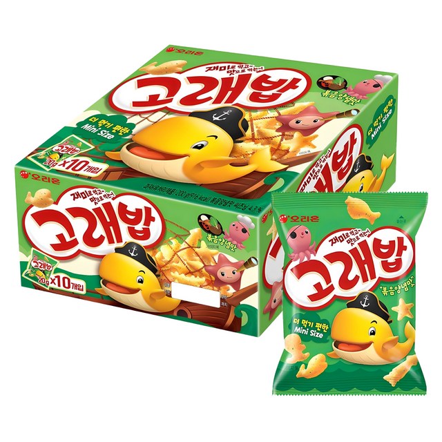 고래밥 볶음양념맛, 20g, 10개