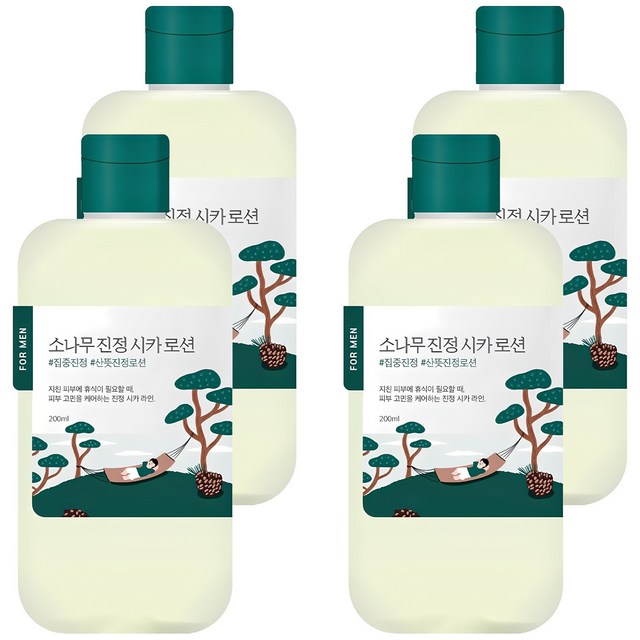 라운드랩 포 맨 소나무 진정 시카 로션 솔직 후기 | 피부 타입별 분석 - 상품 이미지 1