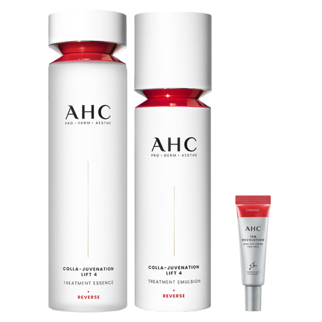 AHC 콜라 쥬비네이션 리프트 4 트리트먼트 에센스 130ml + 트리트... 솔직 후기 | 피부 타입별 분석 - 상품 이미지 1