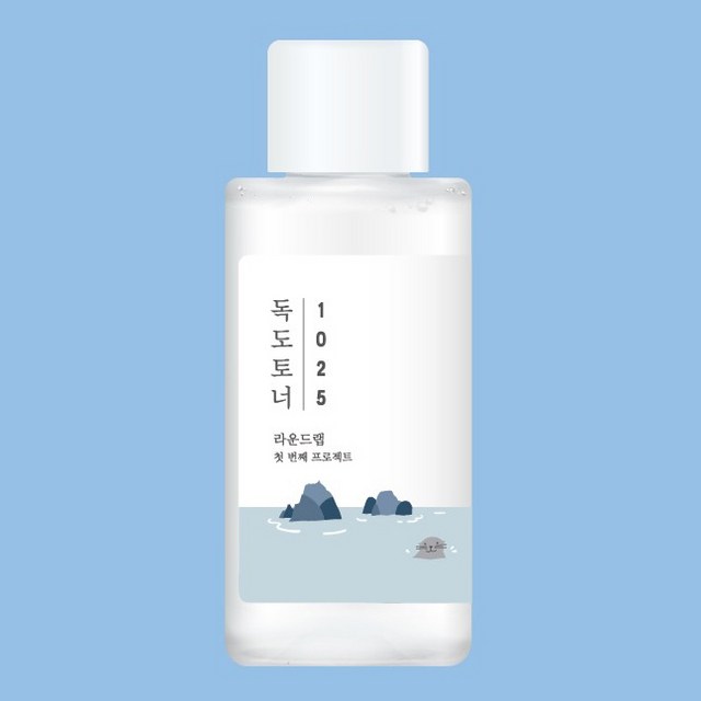 라운드랩 1025 독도 트래블 키트 토너 + 로션 + 선크림 + 클렌저 + 파우치 세트 이미지 2