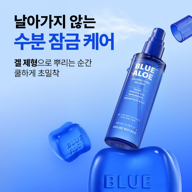 네이처리퍼블릭 블루 알로에 카밍 포어 겔 미스트 솔직 후기 | 실사용자 리뷰 분석 - 상품 이미지 2