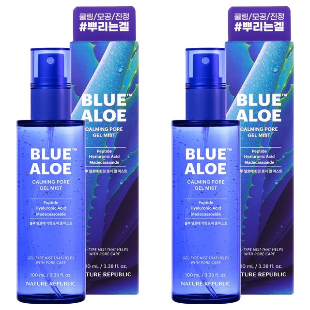 네이처리퍼블릭 블루 알로에 카밍 포어 겔 미스트 솔직 후기 | 실사용자 리뷰 분석 썸네일