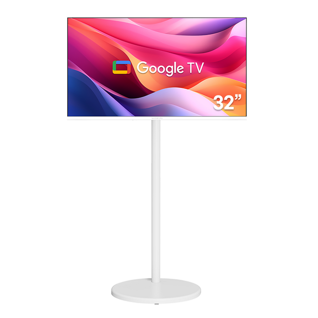 와이드뷰 HD 화이트에디션 스마트 TV + 삼탠바이미 V1 이동식 거치대 세트