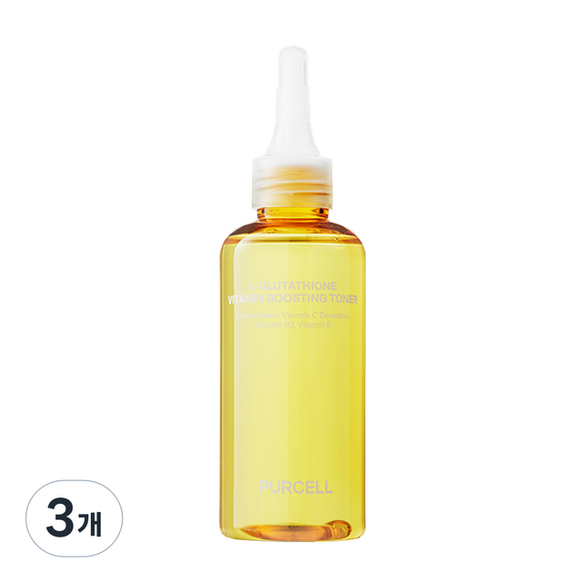 퍼셀 글루타치온 비타민 부스팅 토너, 150ml, 3개