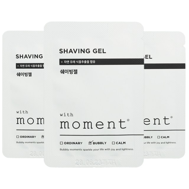 윤하우스 위드모먼트 일회용 면도 쉐이빙젤 3ml 1000개 3ml, 10... 솔직 후기 | 피부 타입별 분석 썸네일