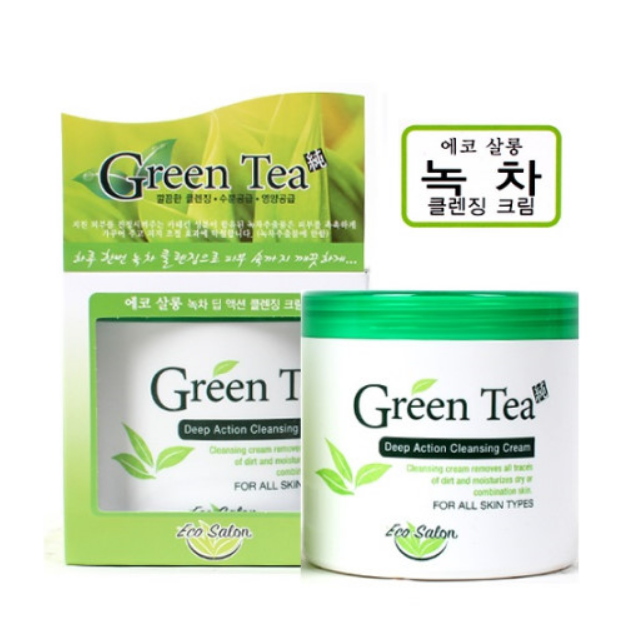 에코살롱 녹차 클렌징크림 450g / 3개 솔직 후기 | 피부 타입별 분석 - 상품 이미지 2