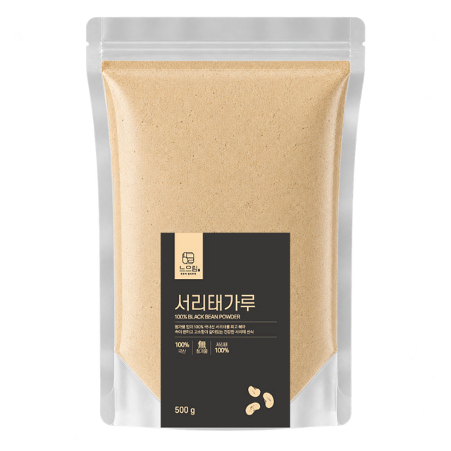 느으림 건강하게 두 번 볶은 국산 서리태가루, 500g, 1개