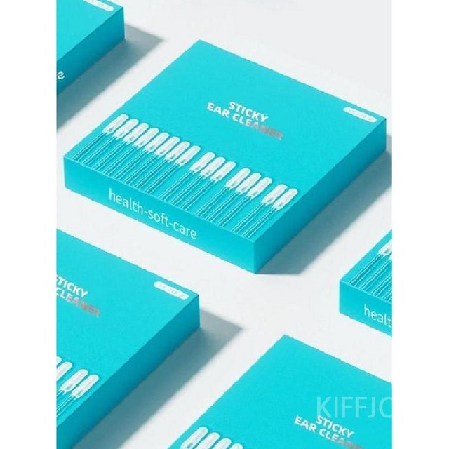 KIFFJOIT 실리콘 점착식 귀클리너 48개입