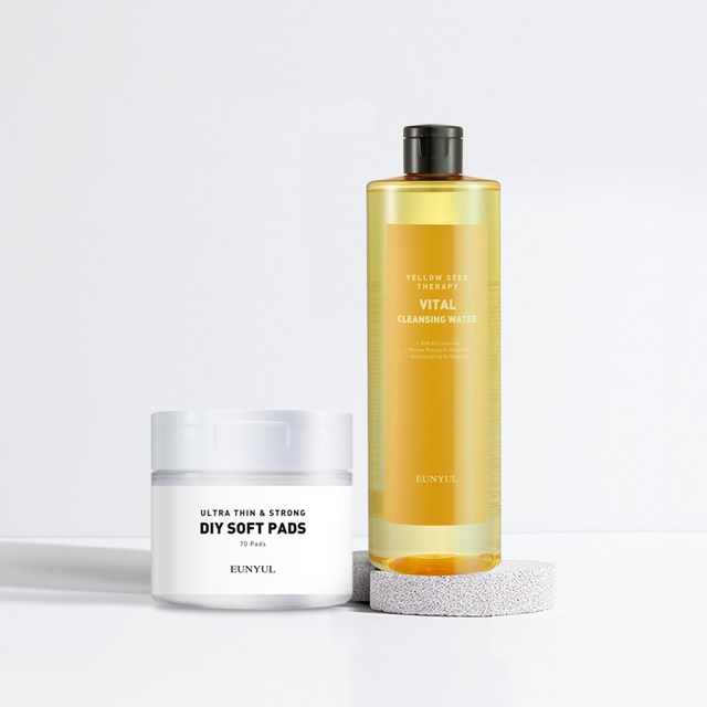 은율 옐로우씨드 테라피 바이탈 클렌징워터 500ml + 패드 70p 세트 솔직 후기 | 실사용자 리뷰 분석 - 상품 이미지 4
