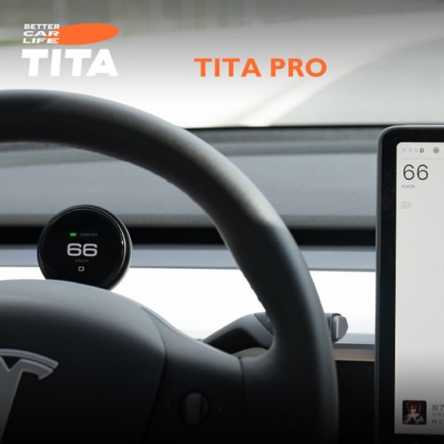 쿠쿠스토어 TITA Pro 공식 대시보드 HUD 모델 Y 3 무선 클러스터 속도계 Tesla 수정 자동차 액세서리 전자, 02 For 21 ..., 1개