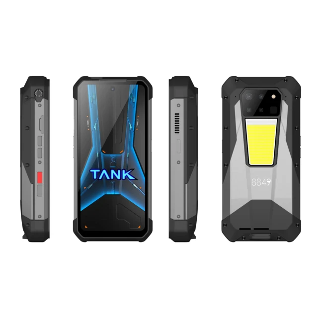 유니허츠 탱크 3 프로 러기드 폰 5G 32/36GB 512GB 200MP 카메라 23800mAh 배터리 120W 안드로이드 13 디멘