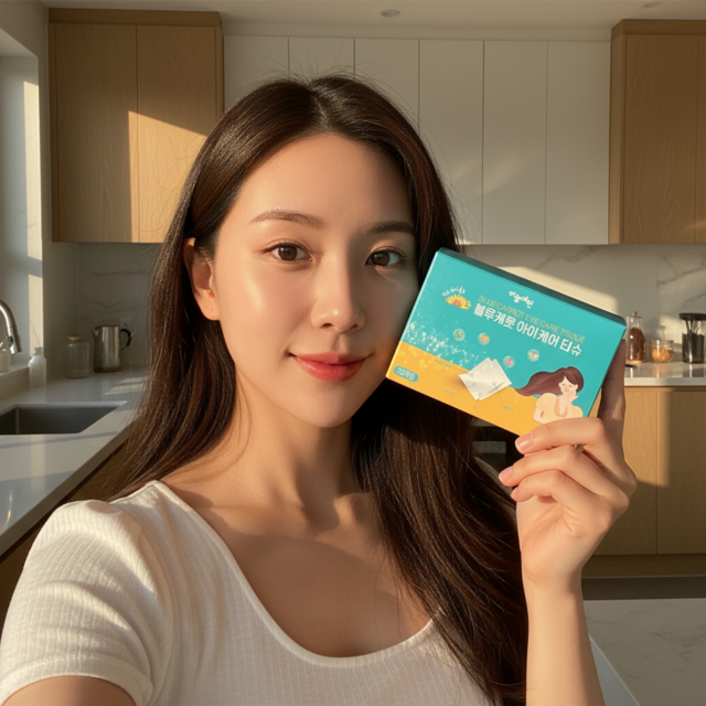 하늘예린 블루캐롯 아이케어 티슈 30매 / 닦는 루테인 눈꺼풀세정티슈 솔직 후기 | 피부 타입별 분석 - 상품 이미지 2