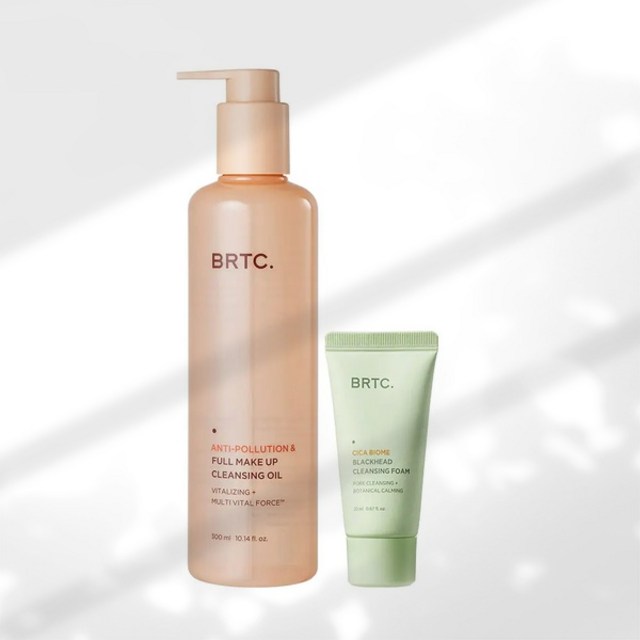 BRTC 안티폴루션 앤 풀메이크업 클렌징오일 300ml (+폼 20ml) 솔직 후기 | 실사용자 리뷰 분석 썸네일