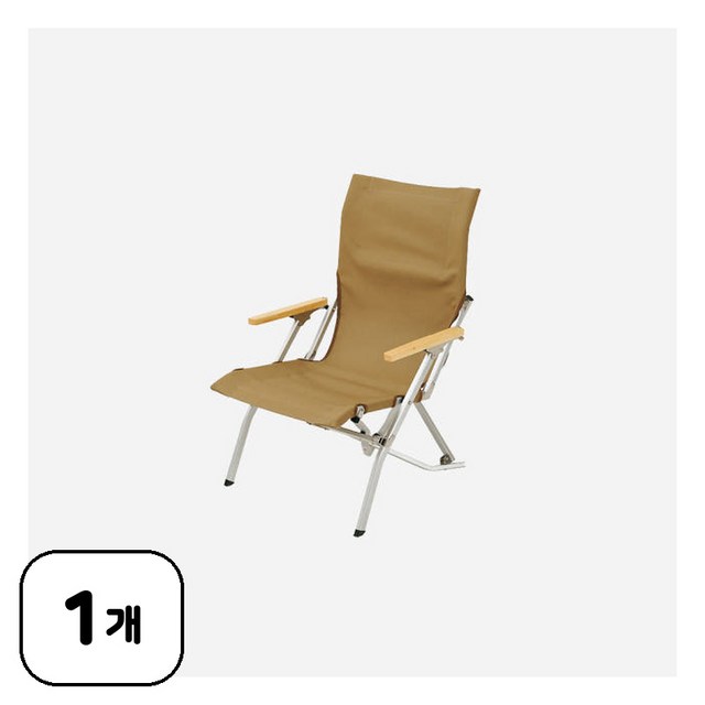 스노우피크 로우 캠핑 체어 30, 카키, 1세트