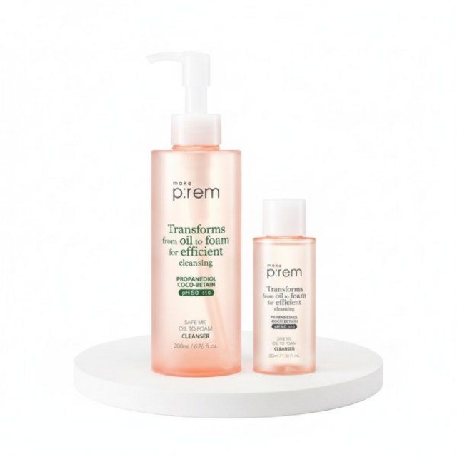 메이크프렘 세이프 미 오일 투 폼 클렌저 (200ml+50ml) 실사용 후기 | 효과 있을까? 썸네일