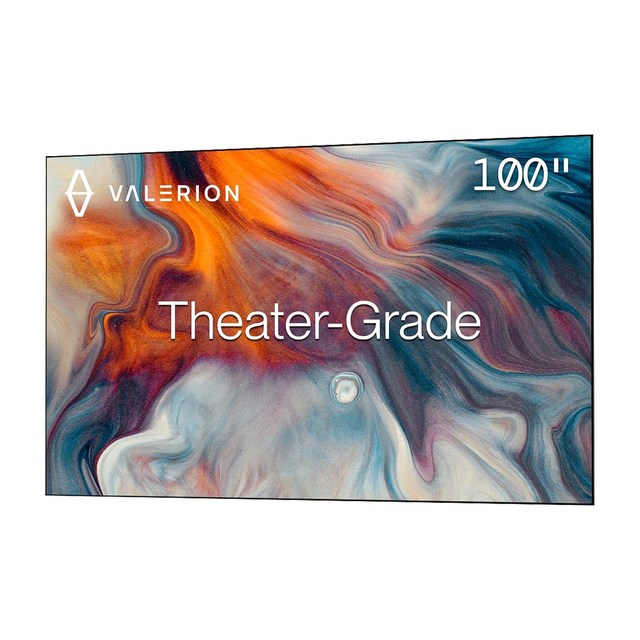AWOL Valerion 180인치 고정 프레임 스크린 1.3 Gain 4K 8K UHD 3D 벽걸이 롱/숏/초단초점 호환