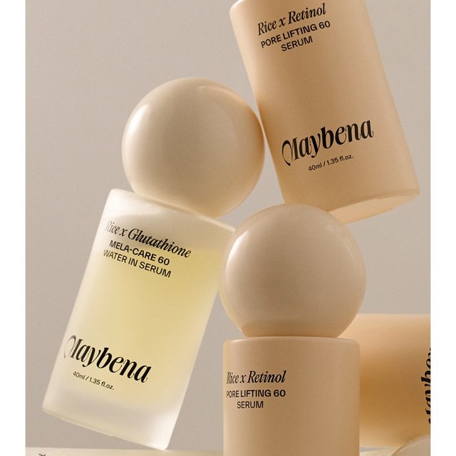 maybena glutathione 大米穀胱光采安瓶40ml 提亮膚色深層滋潤改善暗沉展現光采。, 1個- 優惠推薦| Coupang 酷澎 Size:M