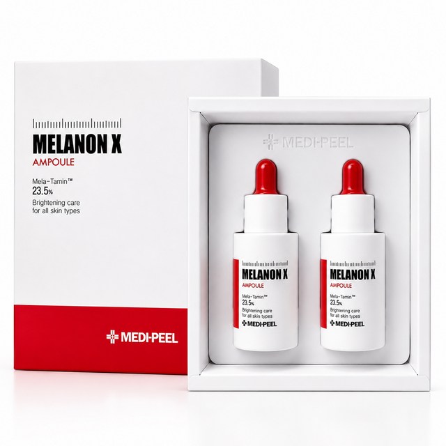 [MEDIPEEL] 7초 미백 바타민 메디필 멜라논 엑스 앰플 30ml *2 (본품2개) + 멜라논 X 엑스 드롭 겔 크림 50g 이미지 2