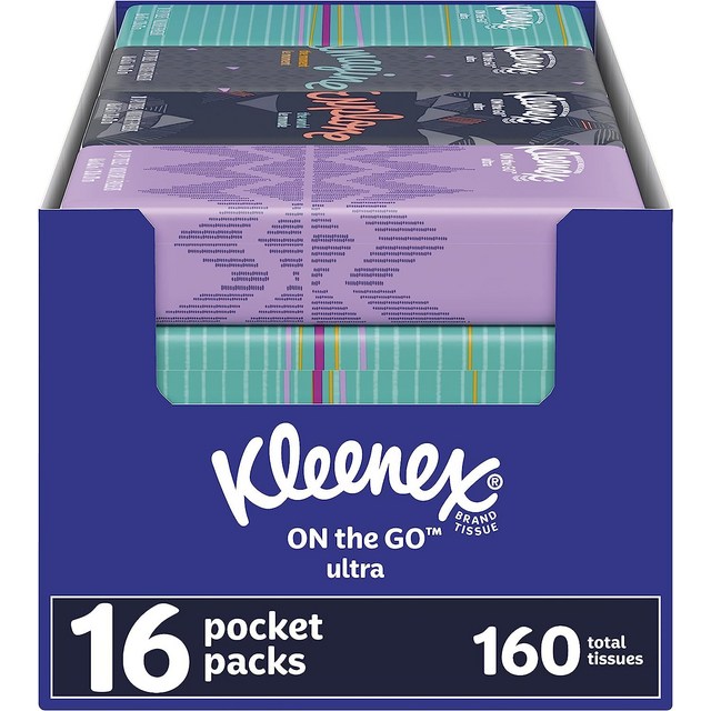 Kleenex On-The-Go 페이셜 티슈 휴대용 팩 16개 박스 당 ... 솔직 후기 | 실사용자 리뷰 분석 썸네일