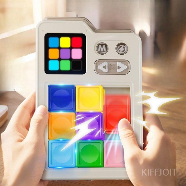 KIFFJOIT 휴대하기 좋은 슬라이딩퍼즐게임기
