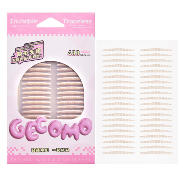 GECOMO 480매 초슬림 스텔스 워터프루프 쌍꺼풀 테이프