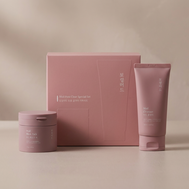 보령머드 모공클리어 기획세트(머드 클렌저 120ml + 머드팩 170g) 솔직 후기 | 실사용자 리뷰 분석 - 상품 이미지 1