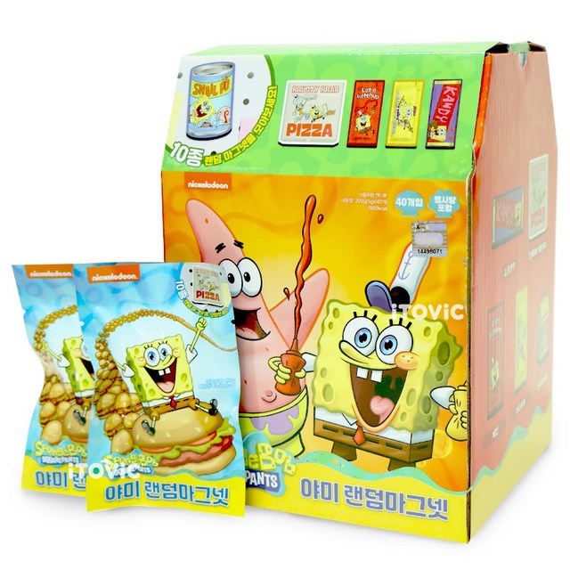 1000 스폰지밥 야미 랜덤 마그넷 별사탕
