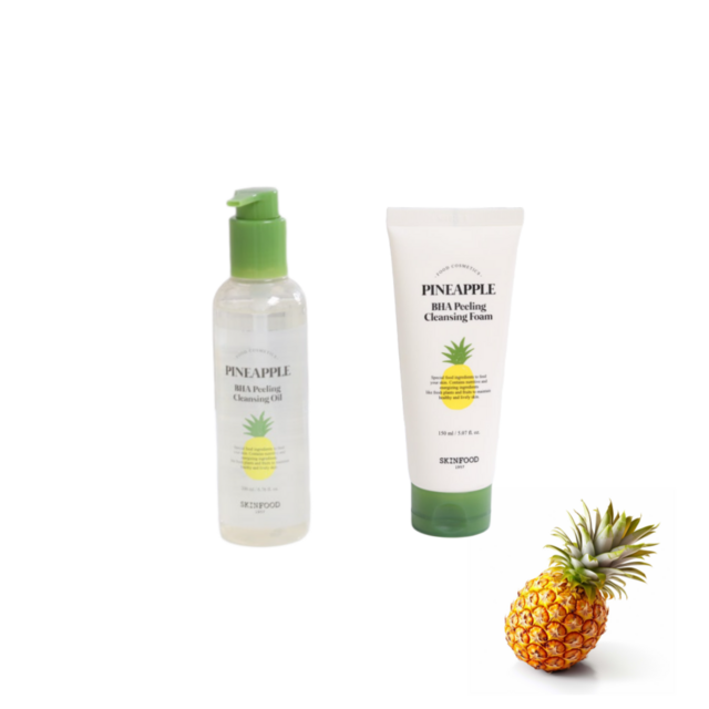 스킨푸드 파인애플 바하 클렌징오일 200ml + 클렌징폼 150ml 솔직 후기 | 실사용자 리뷰 분석 썸네일