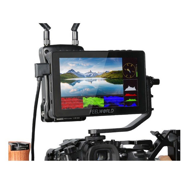 FEELWORLD 필월드 F5 Pro V4 5.5인치 4K DSLR 카메라 필드 프리뷰모니터