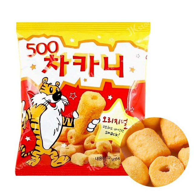추억의과자 500 차카니 문방구 스낵, 32g, 40개