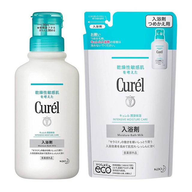 일본 큐렐 입욕제 배쓰밀크