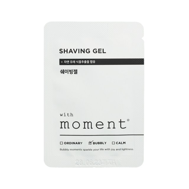 윤하우스 위드모먼트 일회용 면도 쉐이빙젤 3ml 1000개 3ml, 10... 솔직 후기 | 피부 타입별 분석 - 상품 이미지 2