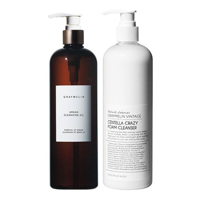 그레이멜린 아르간 클렌징 오일 500ml + 크레이지 대용량 폼 클렌져 ... 솔직 후기 | 실사용자 리뷰 분석 - 상품 이미지 1