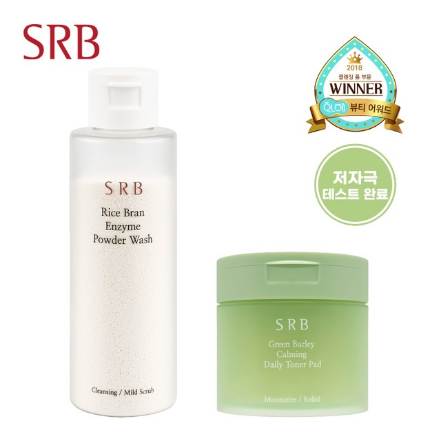 SRB 쌀뜨물 효소 세안제 70g + 청보리 카밍 데일리 토너 패드 80... 솔직 후기 | 실사용자 리뷰 분석 썸네일