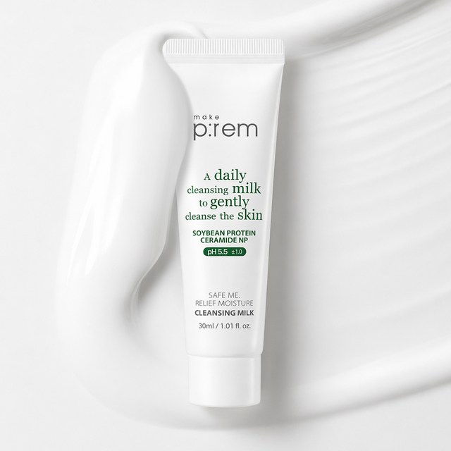 메이크프렘 세이프 미 릴리프 모이스처 클렌징 밀크 30ml 1개 솔직 후기 | 피부 타입별 분석 썸네일