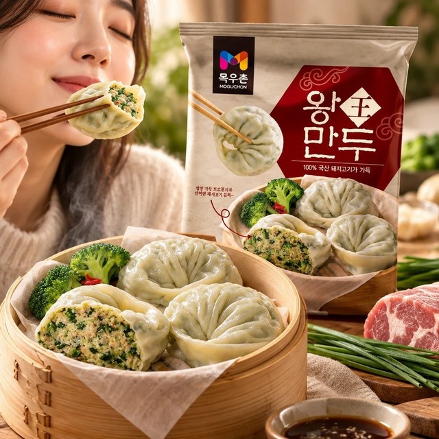 목우촌 왕만두 910g