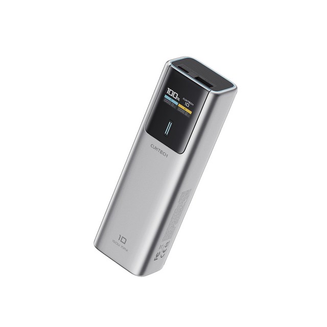 쿡테크 10 파워뱅크 150W 10000mAh 고속 충전 맥북 프로 100W MAX 노트북 보조배터리/삼성 갤럭시 S25/S26 울트라 등 호환