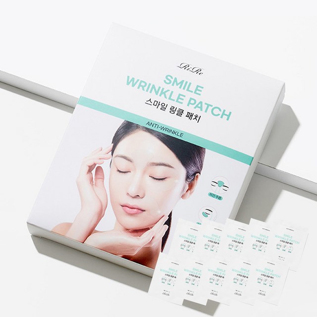리르 스마일 주름 패치 미간 팔자 눈밑 눈가 주름 개선 아이큐샵 솔직 후기 | 피부 타입별 분석 - 상품 이미지 1