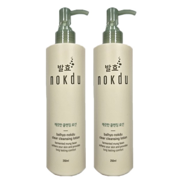 코리아나 발효녹두 깨끗한 클렌징 로션 250ml 2개 솔직 후기 | 피부 타입별 분석 썸네일