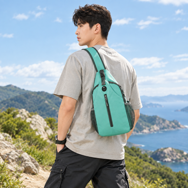 Btcetf 베로 가벼운 크로와상 크로스백 트렌디 경량 방수 크로스백 슬링백 숄더백 다중수납 대용량 미니백 여행용 데일리 가방 남녀공용