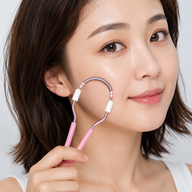 별이네집 얼굴 솜털 제거기 잔털 스프링 정리 캔디핑크, 1개